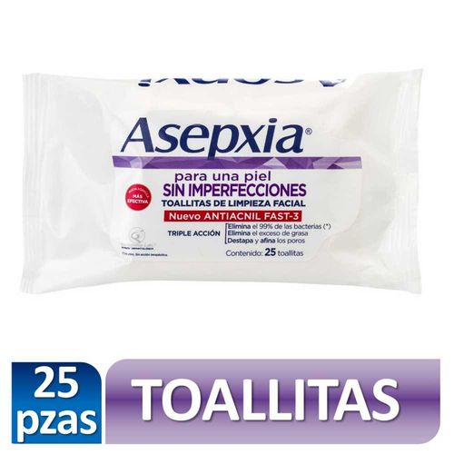 Asepxia Toallitas 25 Piezas Nf