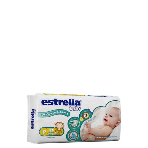Pañales Estrella Caricias De Algodón P X 30