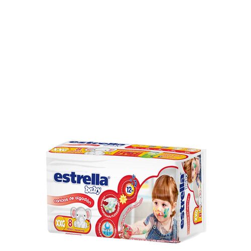 Pañales Estrella Xxg Regular X 8