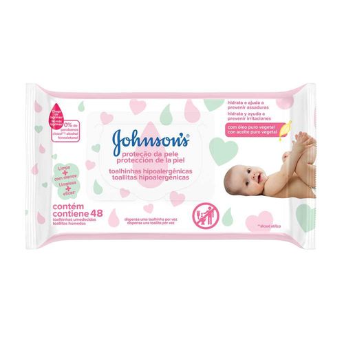 Johnson Baby Extra Cuidado 48 Unid. Toallas Humedas