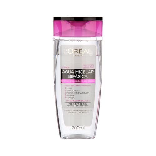 Agua Micelar Bifasica Loreal Hidra Total 5 X 200 Ml
