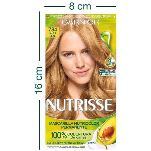 Coloración Garnier Nutrisse Tono 734 Jalea Real