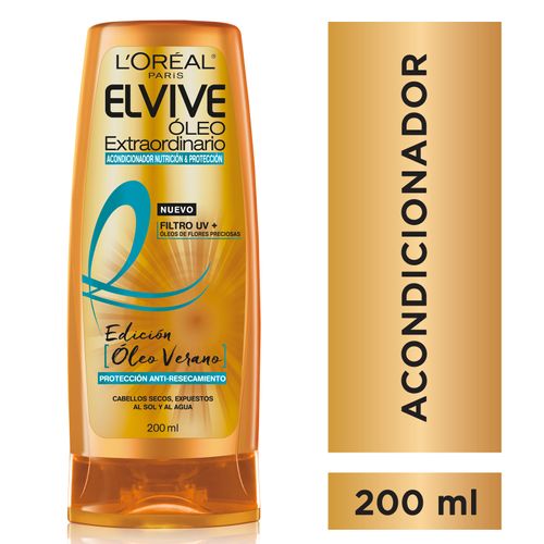 Acondicionador Elvive Óleo Extraordinario Edición Verano 200 Ml