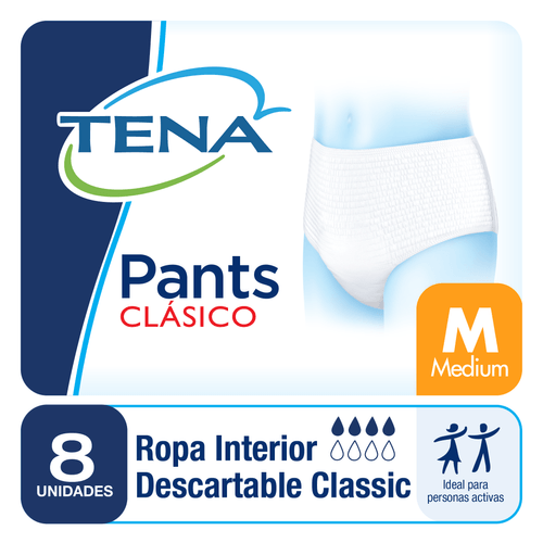 Tena Pañal Pants Clas Medium X 8