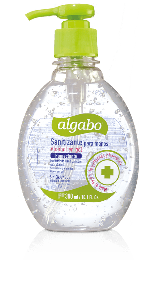 Algabo Sanit Alcohol En Gel 300 Ml C/Valv Incoloro