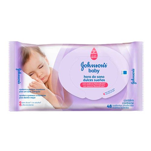 Johnson Baby Humed H.Sueño 48 Unid. Toallas Humedas