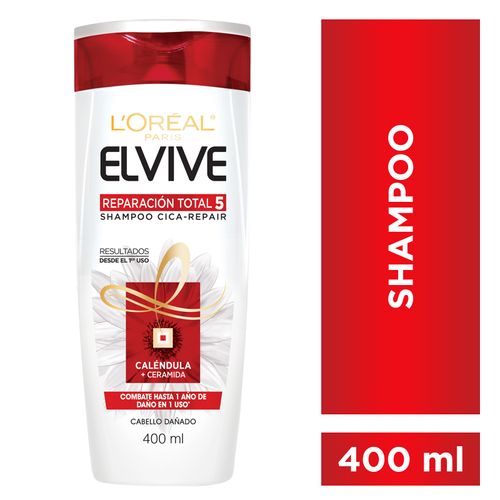 Shampoo Elvive Restauración Total 5 400 Ml