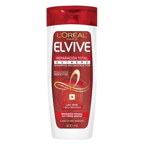 Shampoo Elvive Restauración Total Extreme 400 Ml