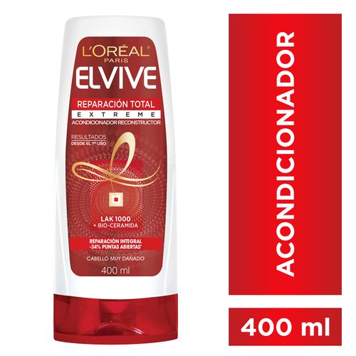 Acondicionador Elvive Restauración Total Extreme 400 Ml