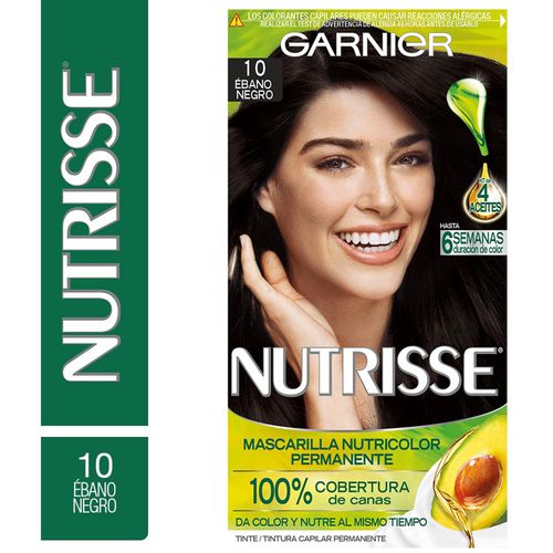 Coloración Garnier Nutrisse Tratamiento 10 Ebano