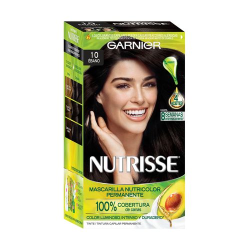 Coloración Garnier Nutrisse Tratamiento 10 Ebano