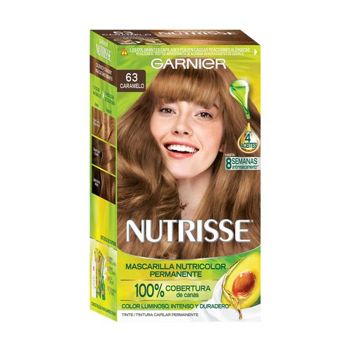 Coloración Garnier Nutrisse Tratamiento 63 Caramelo