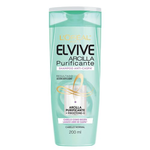 Shampoo Elvive Anti-Caspa Arcilla Purificante 200 Ml