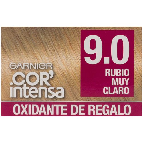 Kit Tintura Permanente Cor Intensa Tono 9.0