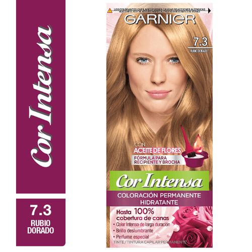 Kit Tintura Permanente Cor Intensa Tono 7.3
