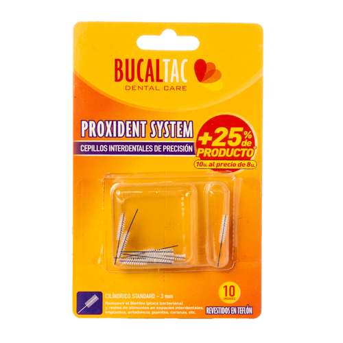 Bucaltac Repuestouestos Interdentales 8 U. - Cilindrico Standard 3 Mm