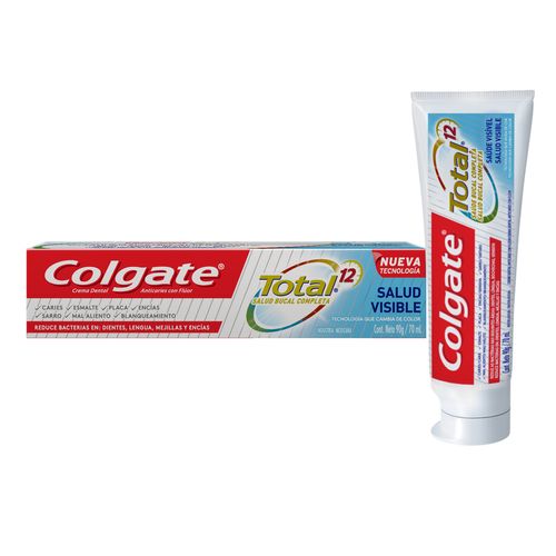 Colgate Total 12 Salud Visib 90 Crema Dental