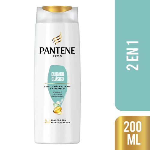 Shampoo Acondicionador Pantene Cuidado Clásico 2 En 1 200 Gr