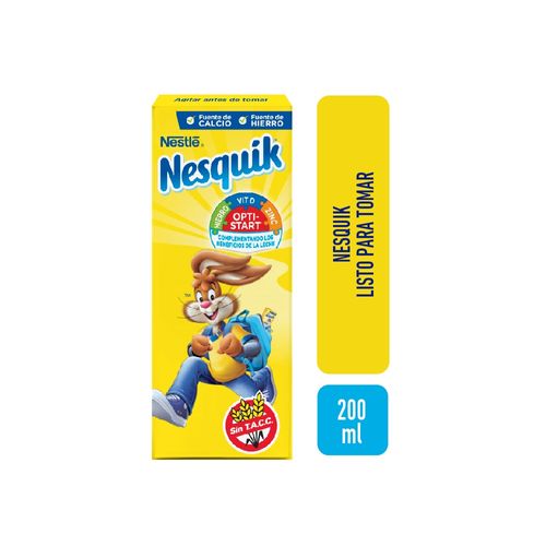 Leche Chocolatada Nesquik X 200  Ml