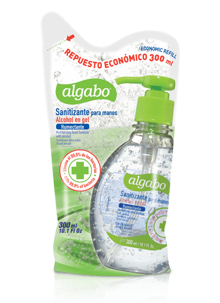 Algabo Sanitiz. Alcohol Gel 300 Ml D Pack Repuestouesto