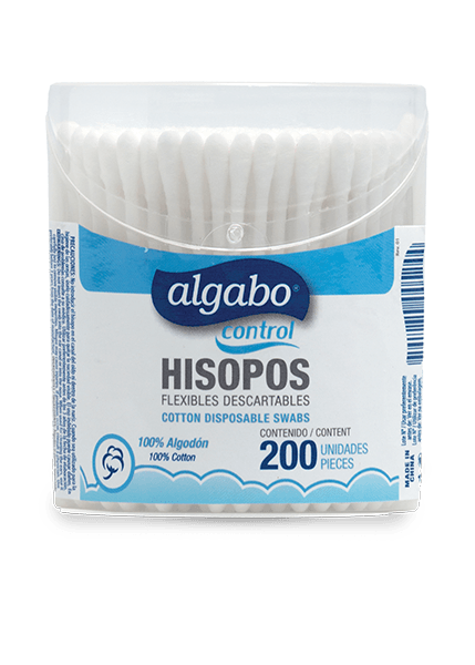 Algabo Control Hisopos Tubo X 200 Unidades