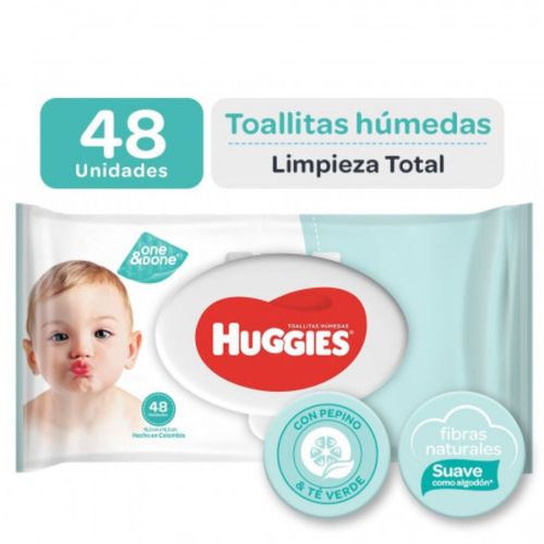 Huggies One&Done Limp Total 48 Toalla Humeda