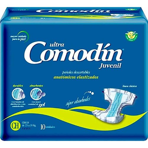 Pañal Comodin Anatomico Juvenil Chico 10 Unidades