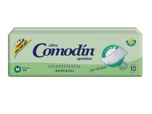 Aposito Ultra Comodin Moderada Mediana 10 Unidades