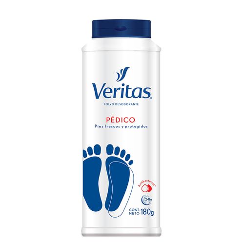 Talco En Polvo Veritas Pedico 180 Gr