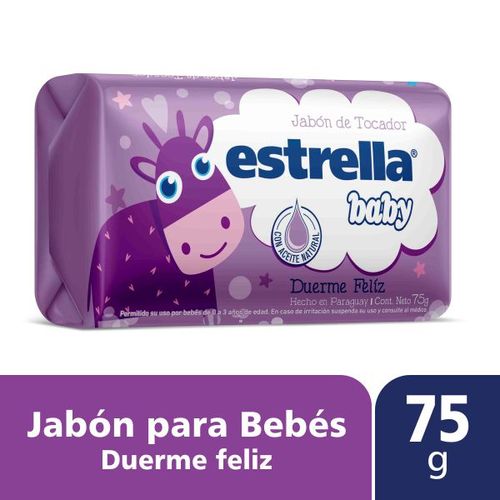 Estrella Baby Jabon De Tocador Duerme Feliz X 75 Gr