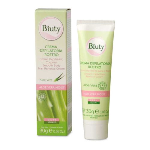 Crema Depilatoria Biuty Rostro Aloe Vera 30 Gr