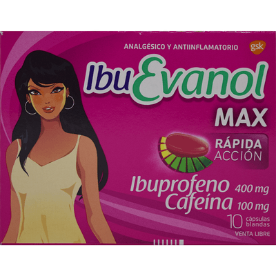 Ibuevanol Max Rapida Accion X10