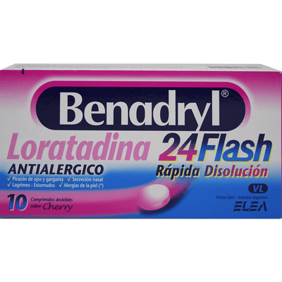 Benadryl 24 Flash Comp.X 10