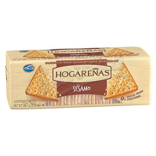 Arcor Galletitas Hogareñas Sesamo X 167Gr