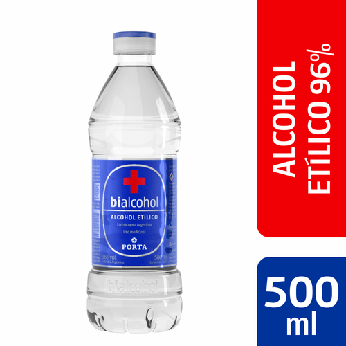 Alcohol Etilico 96° X 500 Ml Bialcohol