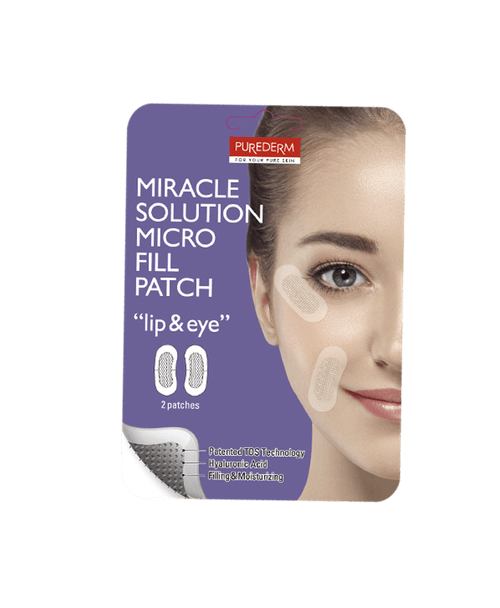 Purederm P / D Miracle Solution Micro Fill Parche Para Labios Y Ojos