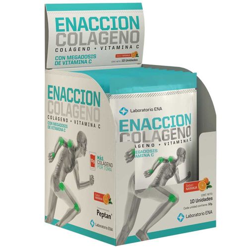 Enaccion Colageno Naranja Sob.X 10 X 12 G