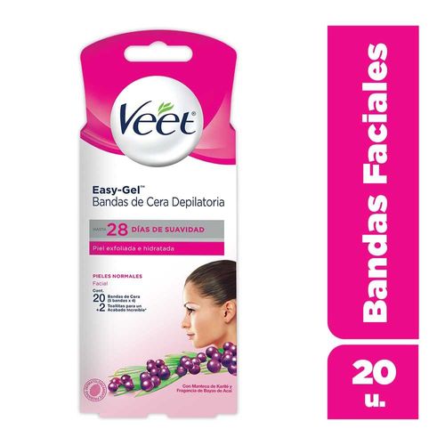 Veet Easy-Gelwax Facial 20 Un Ban Dep