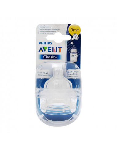 Avent Scf 631/27 Blister Tetinas Fluir Muy Lenta  0M+ 1