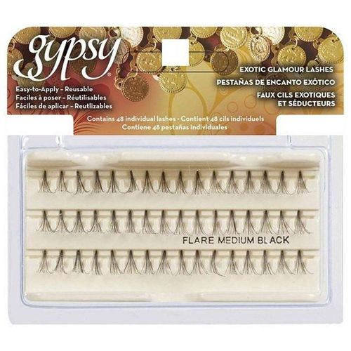 Pestañas Individuales Gypsy Lash Med Black 48 Piezas