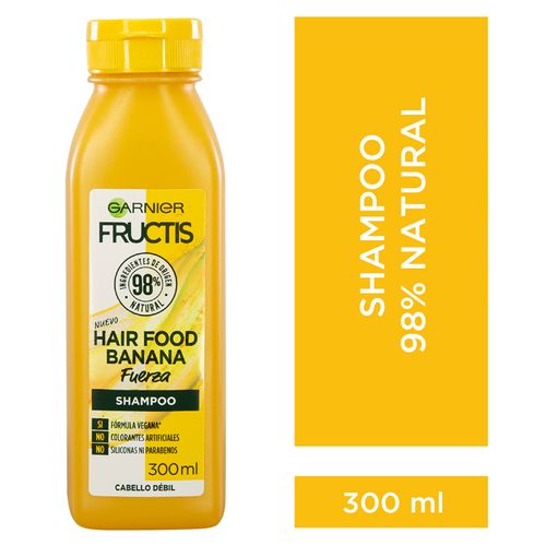 Shampoo Hair Food Banana Fructis Garnier 300Ml