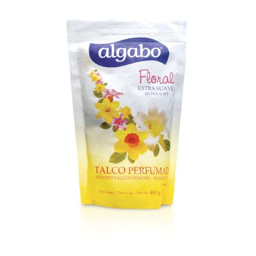 Algabo Talco Perfumado Bolsita 400 G Floral