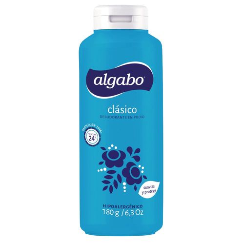 Algabo Control Polvo Desodorante Talq. Celeste 180G