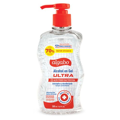 Algabo Sanitizante Alcohol En Gel Ultra 70% X 500Ml