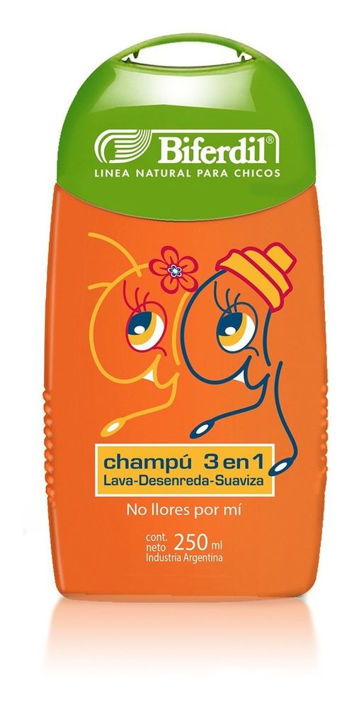 Biferdil Champu Trio Para Niños X250Ml