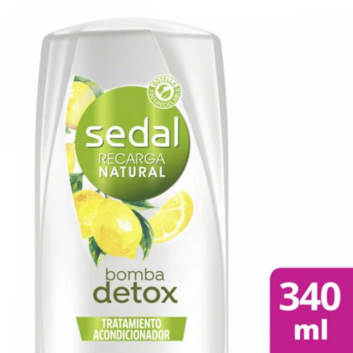 Acondicionador Sedal Bomba Detox Hidrata 340 Ml
