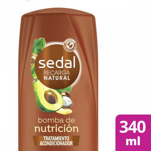 Acondicionador Sedal Bomba Nutrición Antifrizz 340 Ml