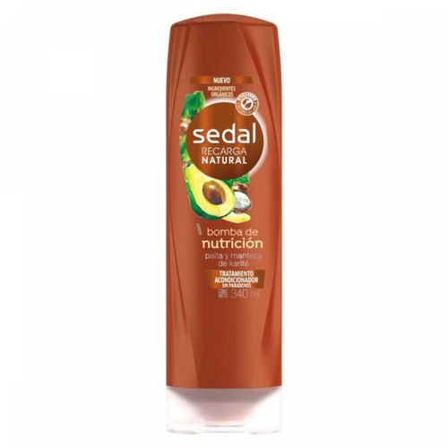 Acondicionador Sedal Bomba Nutrición Antifrizz 340 Ml