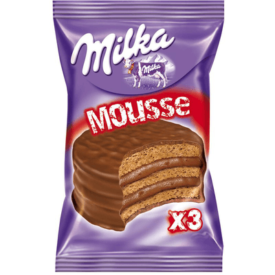 Milka Alfajor Mousse Triple X 55Gr