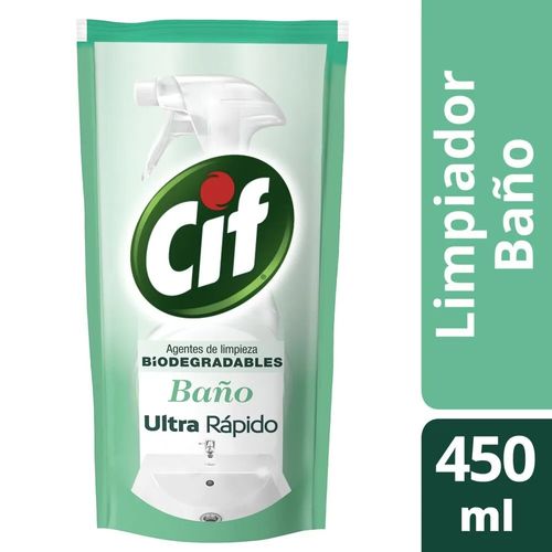 Cif Bano Biodegradable Doypack 15X450Ml